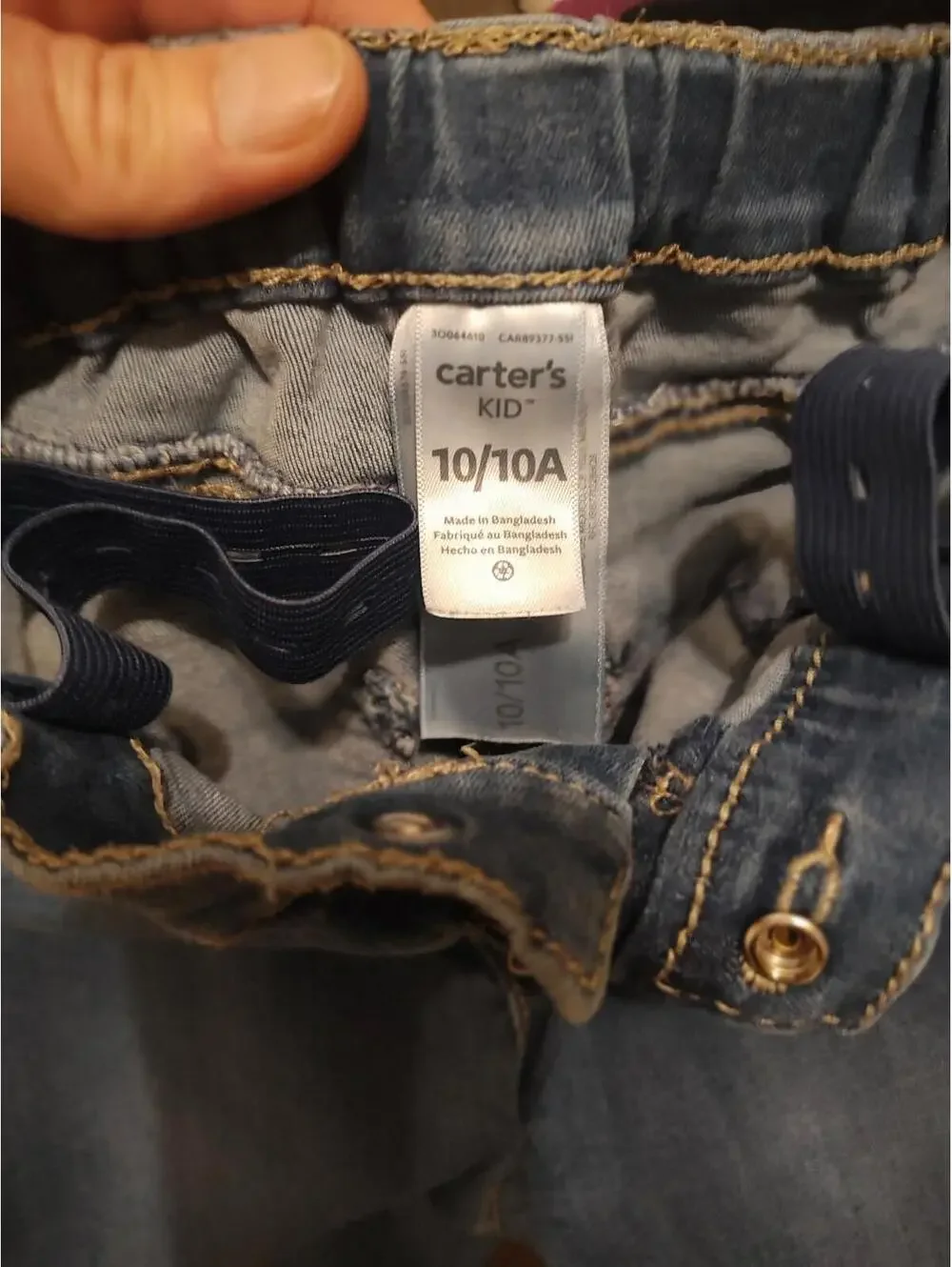 Carter's - Girls Jeans - Size 10/10A - Stretch And Adjustable - EUC